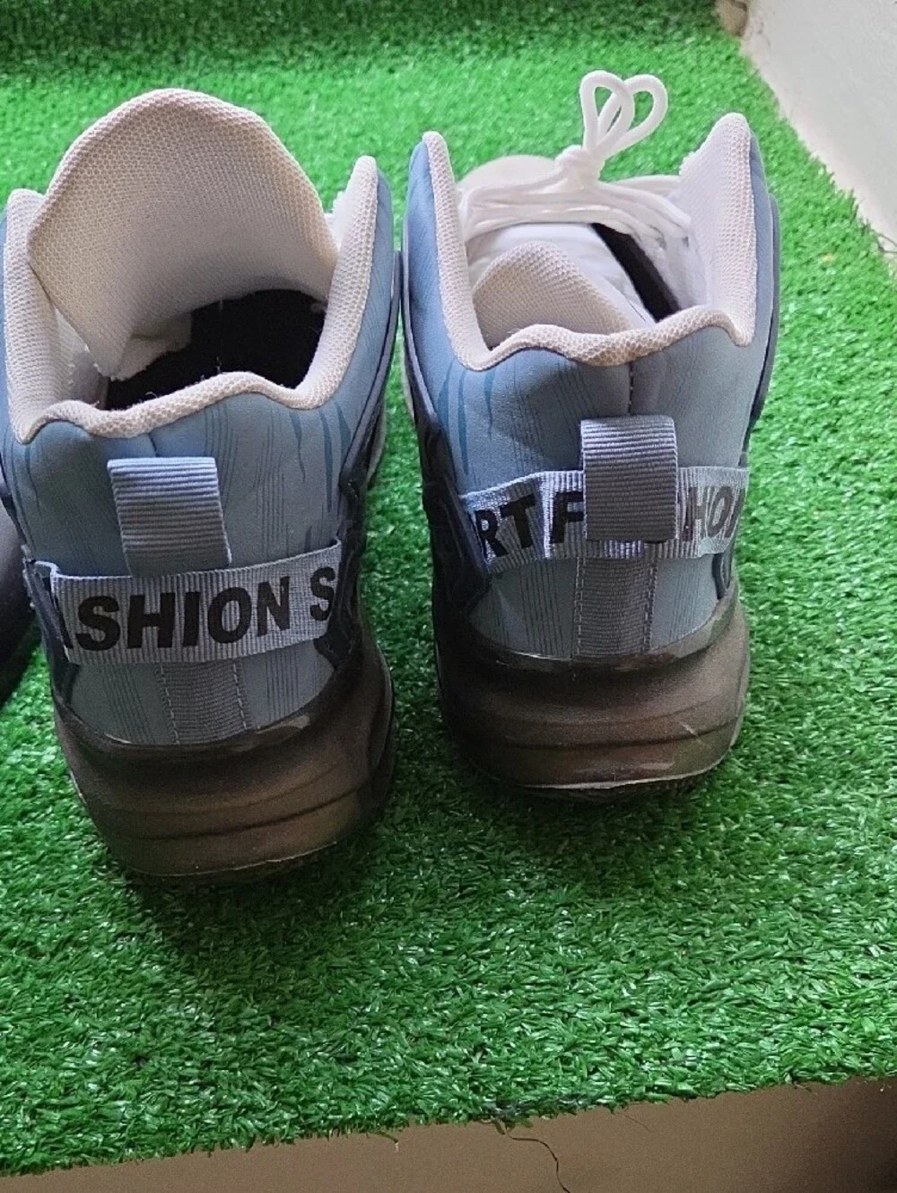 Men's White and Gray '23' Running Sneakers